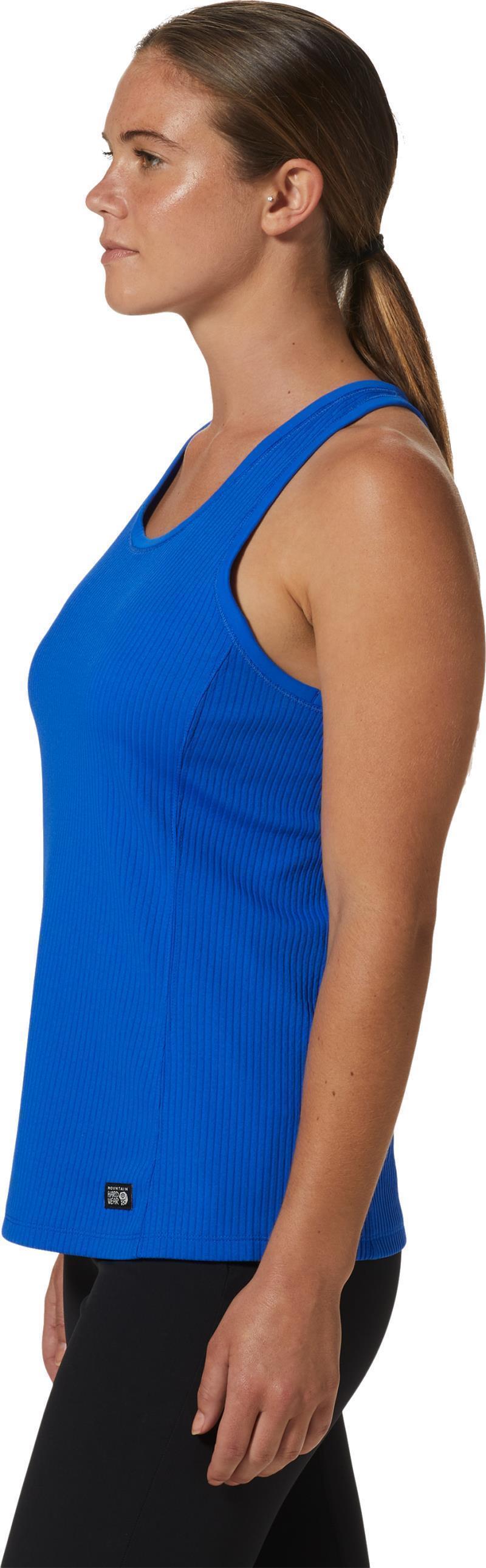 Summer Rib Tank - Womens - Bright Island Blue 3