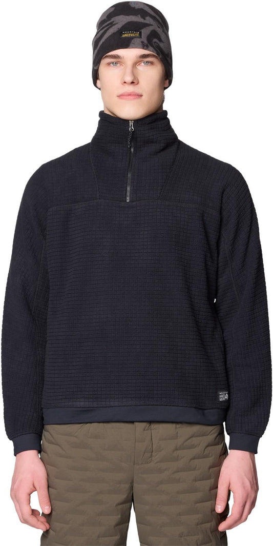 Summit Grid Big Grid Half Zip - Mens - black 1