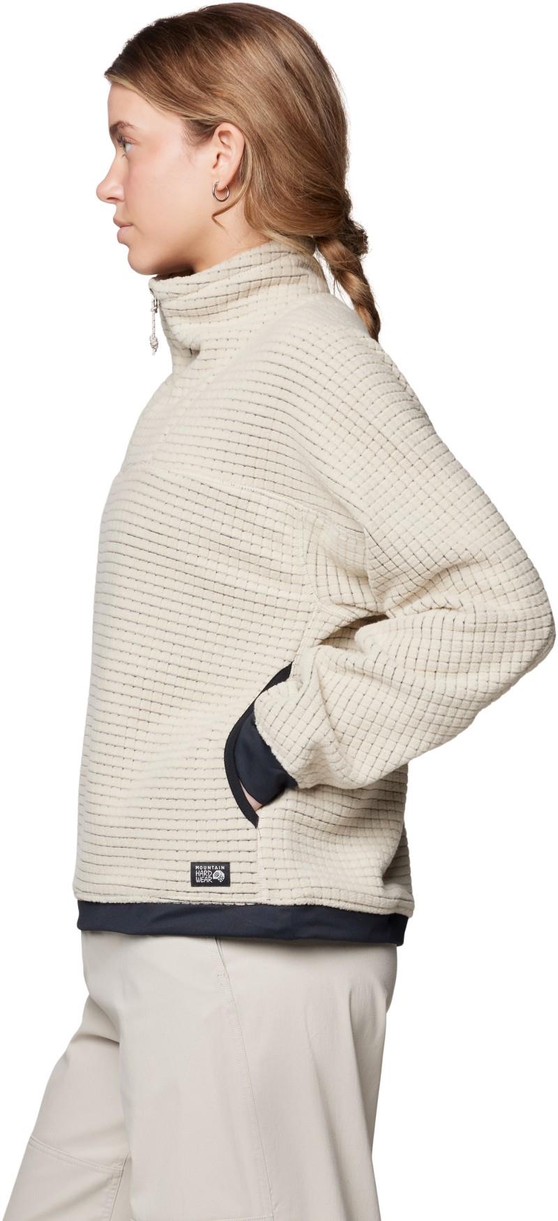 Summit Grid Big Grid Half Zip - Womens - fossil 1