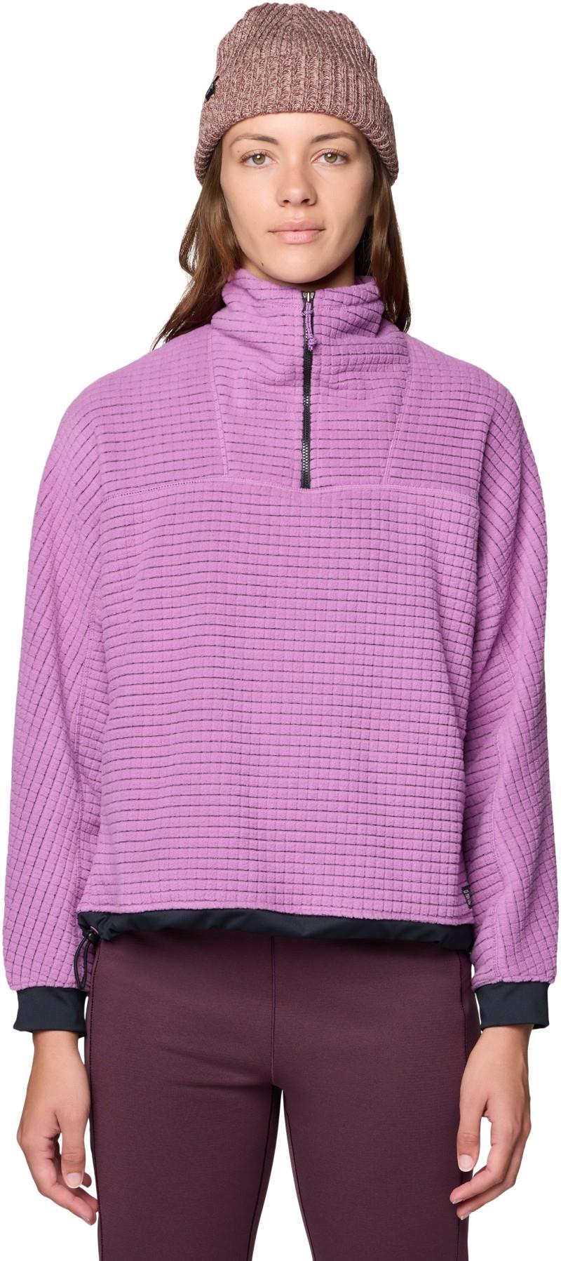 Summit Grid Big Grid Half Zip - Womens - lilac glow 1