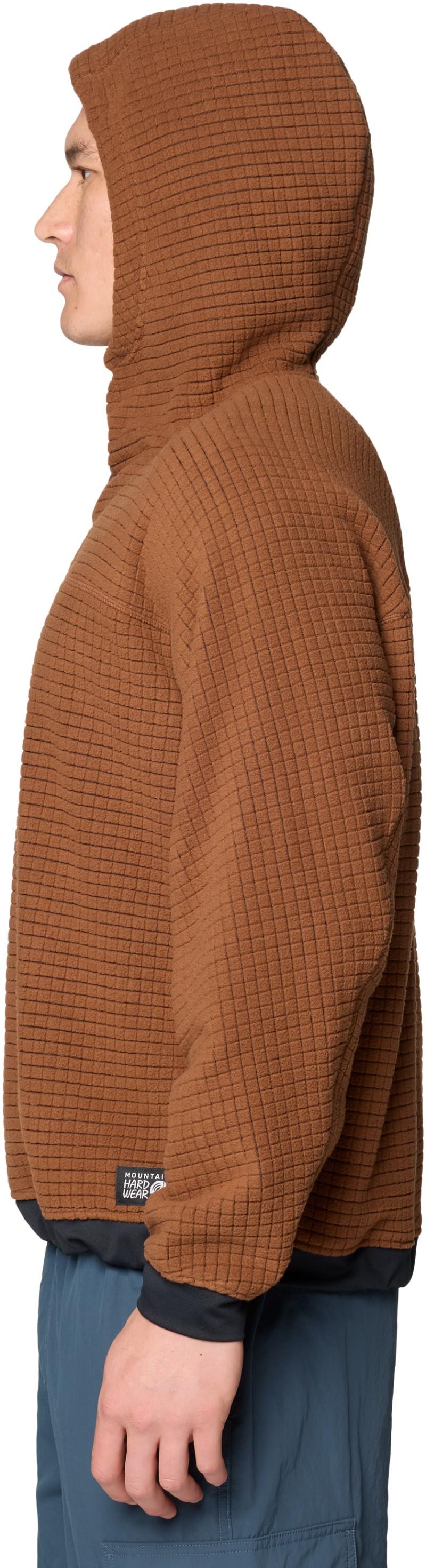 Summit Grid Big Grid Hoody - Mens - cocoa brown 1