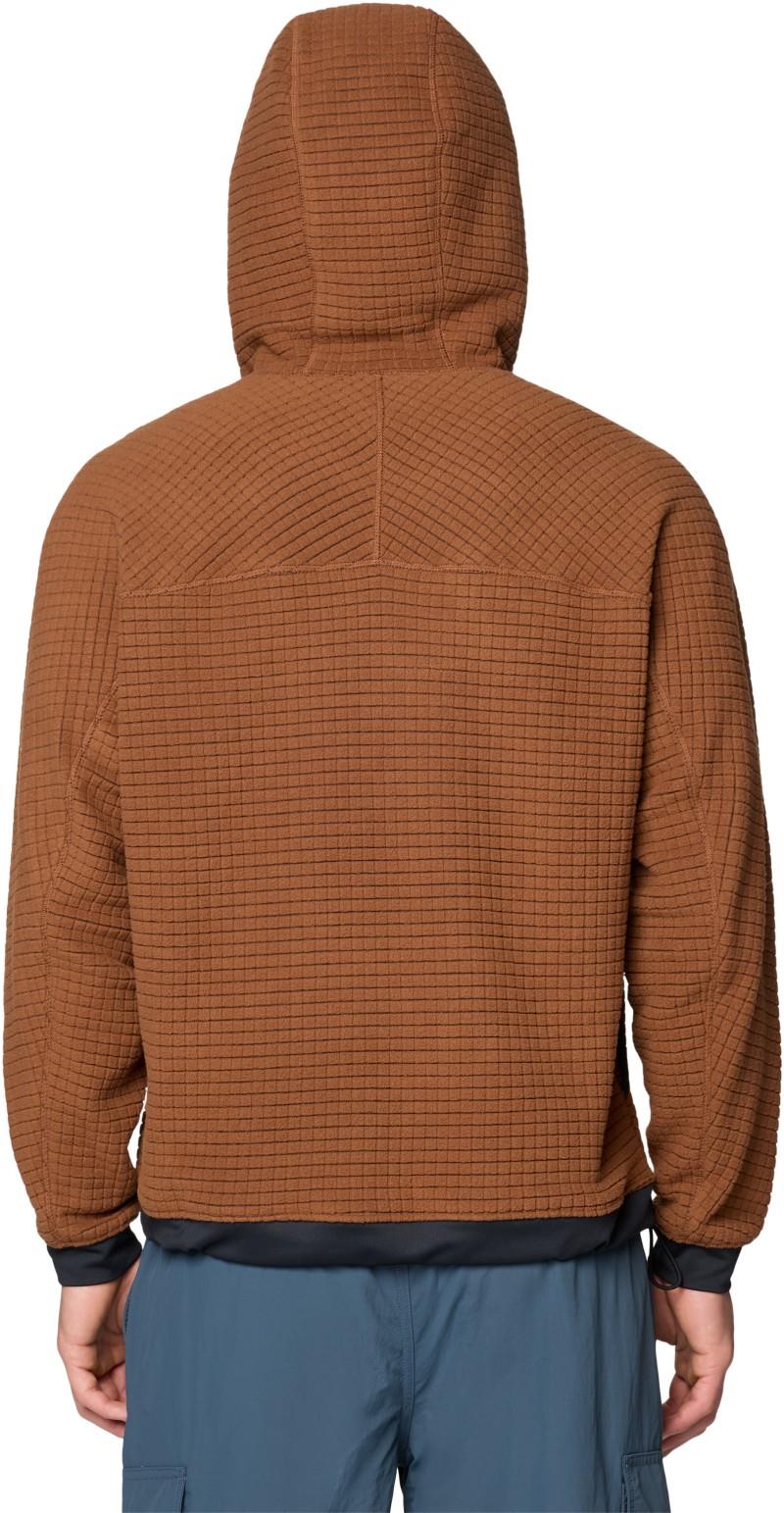 Summit Grid Big Grid Hoody - Mens - cocoa brown 1