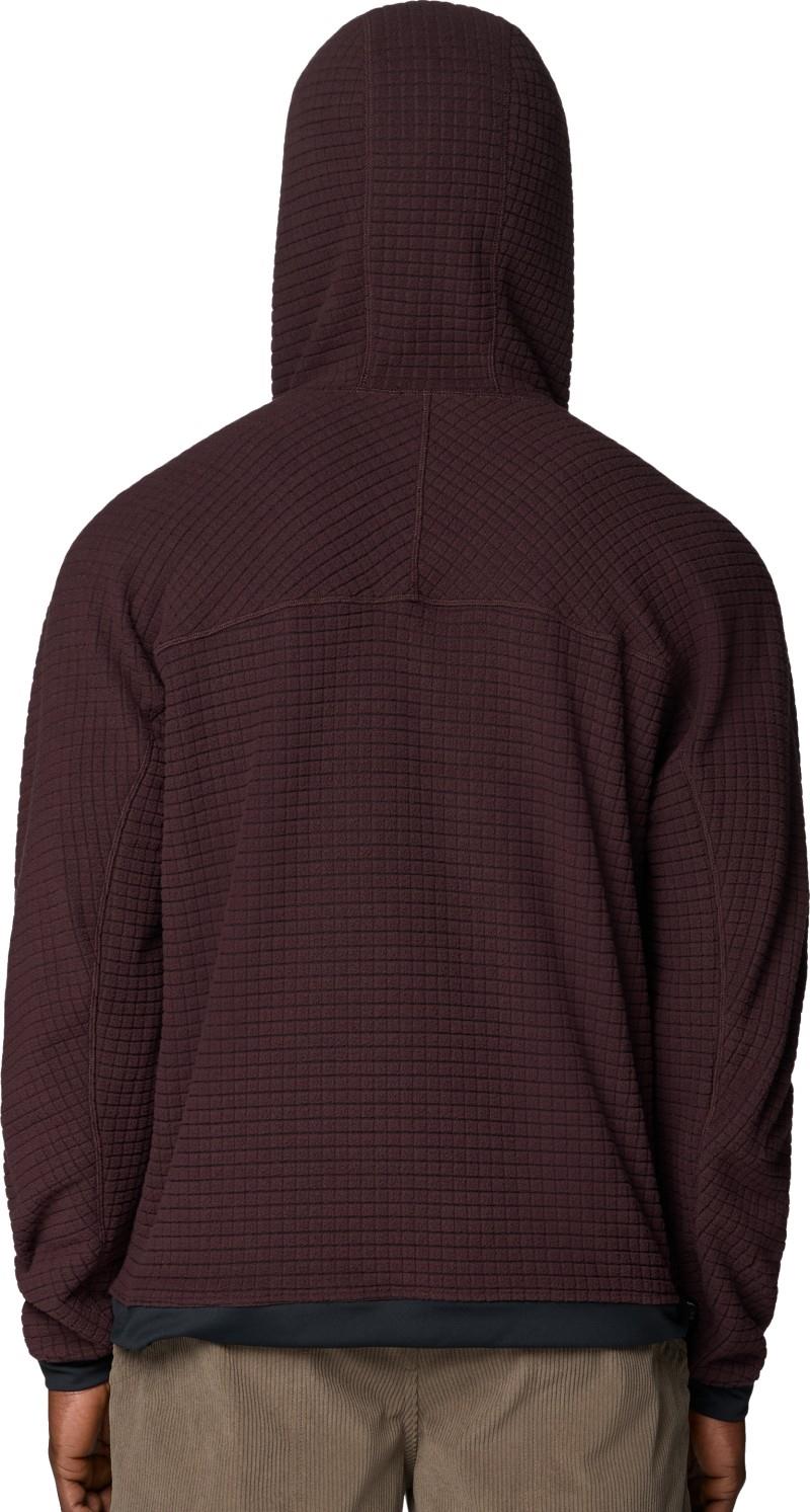 Summit Grid Big Grid Hoody - Mens - deep mulberry 1