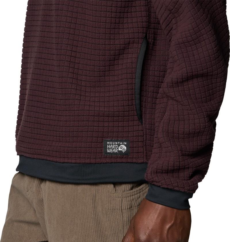 Summit Grid Big Grid Hoody - Mens - deep mulberry 1