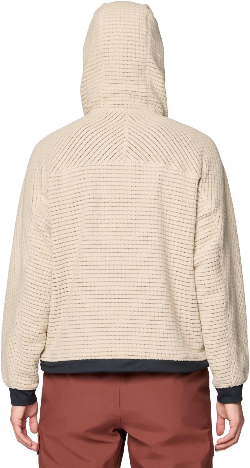 Summit Grid Big Grid Hoody - Womens - fossil 1