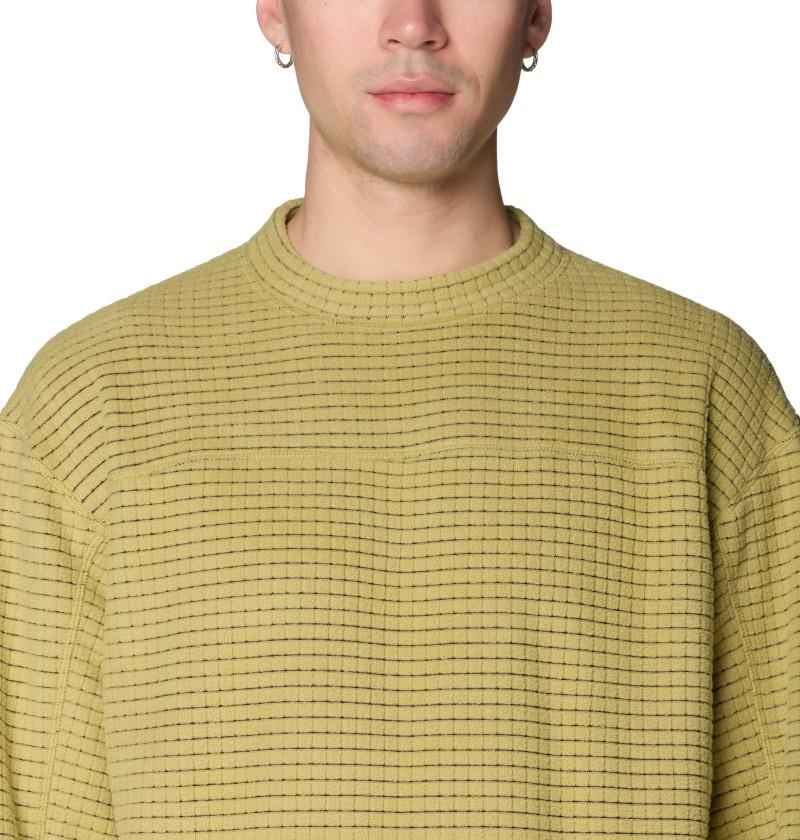 Summit Grid Big Grid Pullover Crew - Mens - forest moss 1