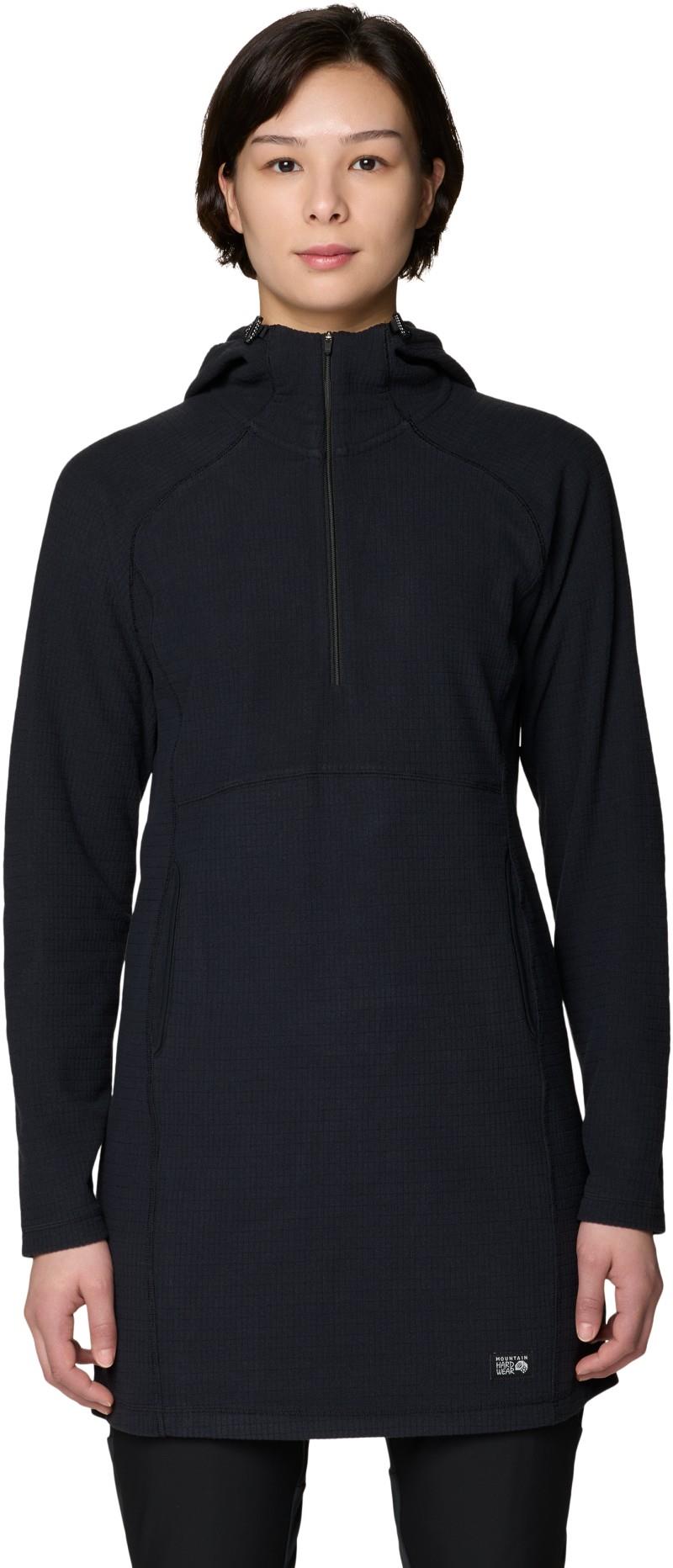 Summit Grid Dress - Womens - black 1