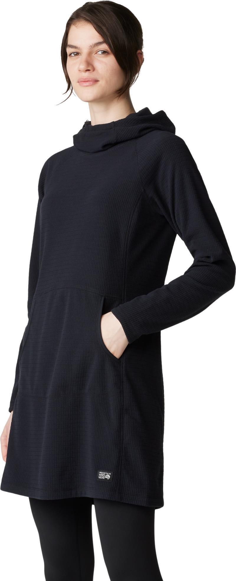 Summit Grid Dress - black 1