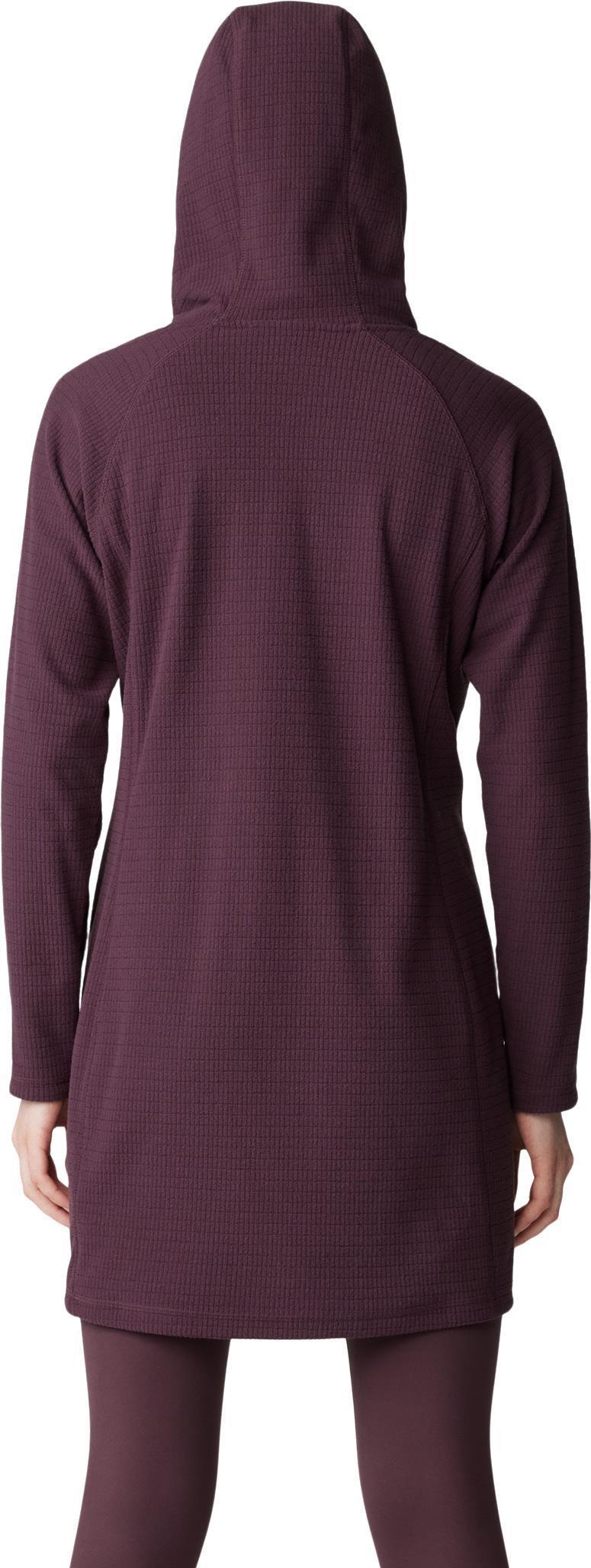 Summit Grid Dress - blackberry 1