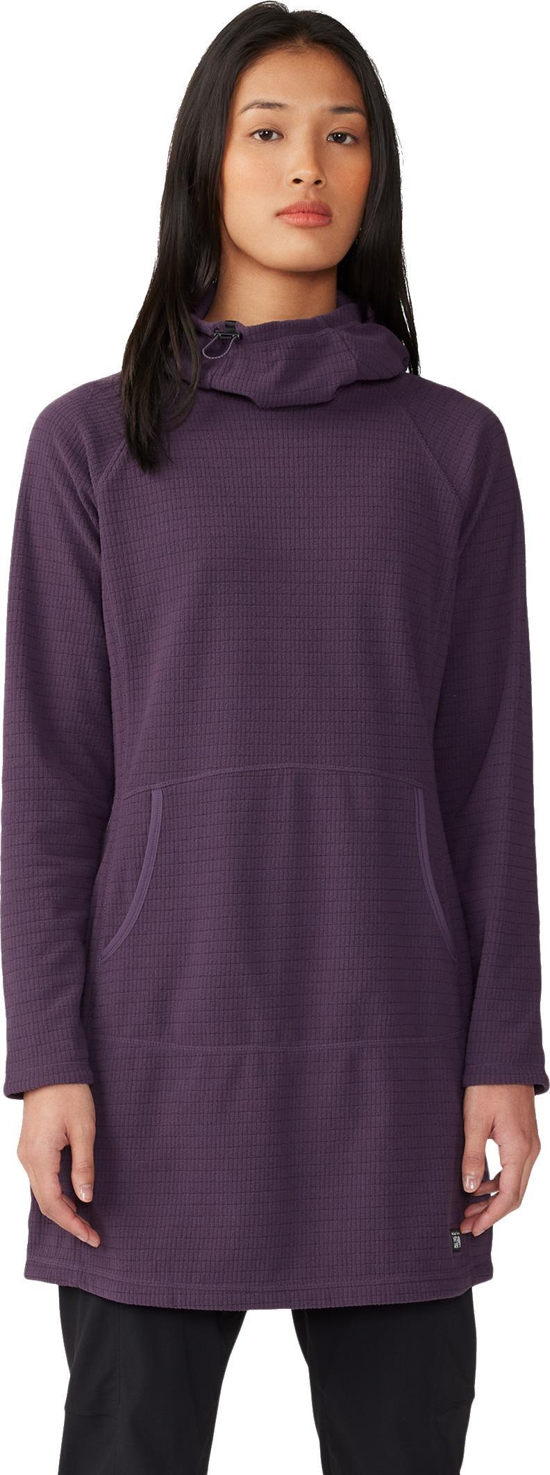 Summit Grid Dress - blurple 1