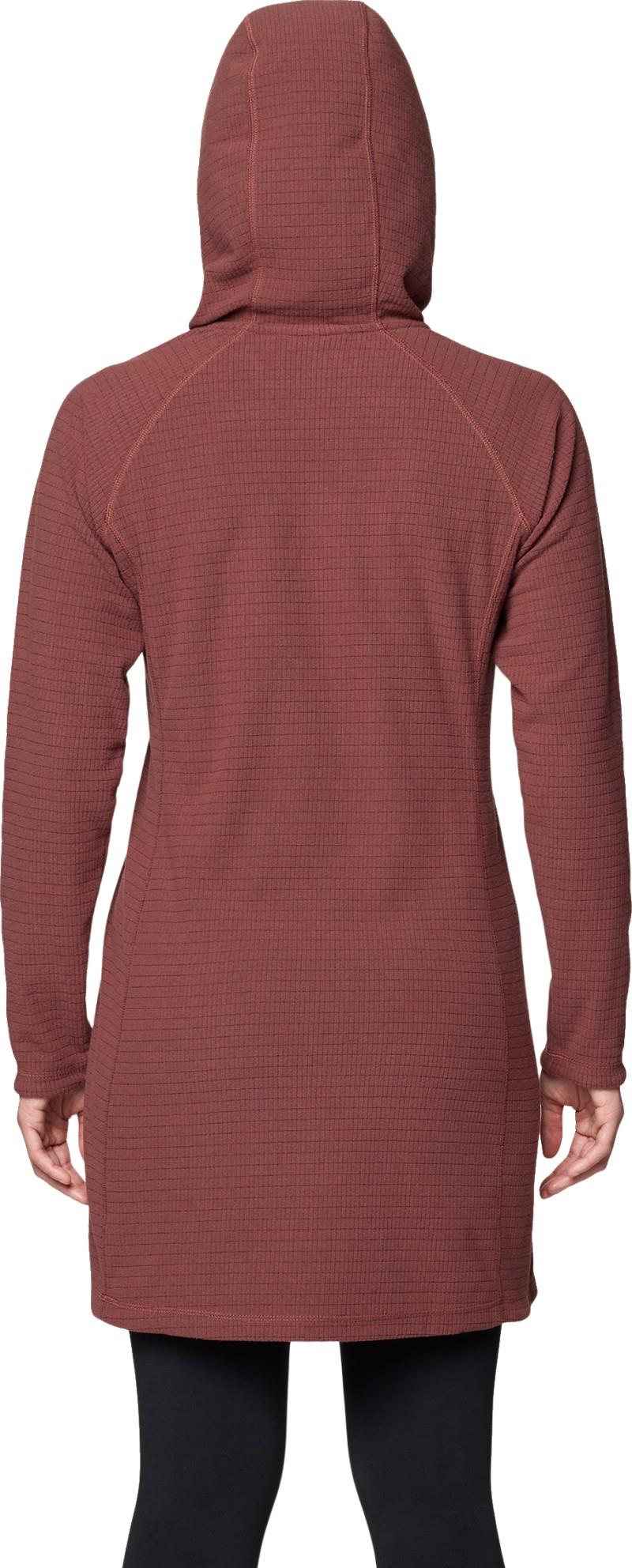Summit Grid Dress - bourbon brown 1