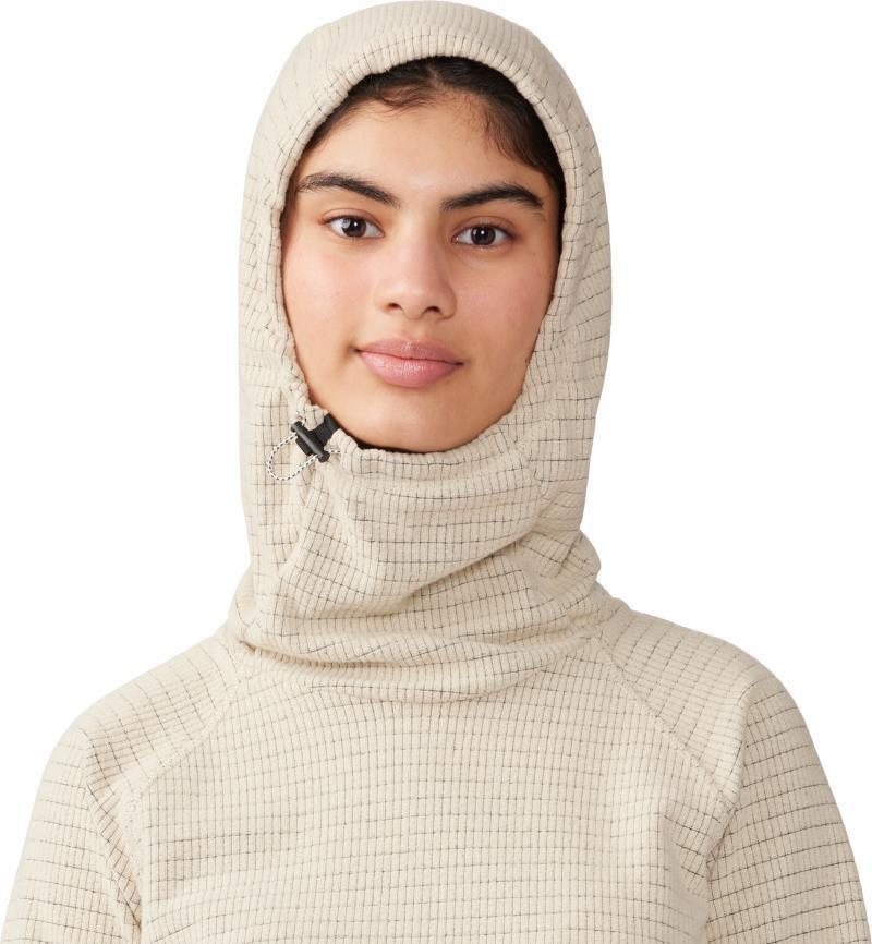 Summit Grid Dress - wild oyster 1