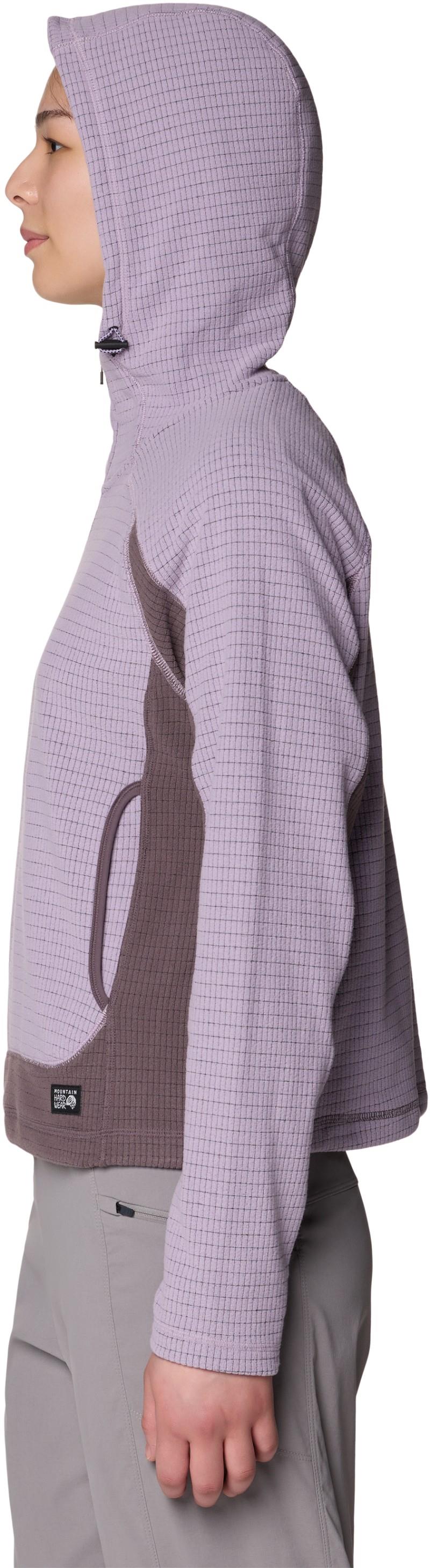 Summit Grid Half Zip Hoody - Womens - atmospheric / purple sage 1