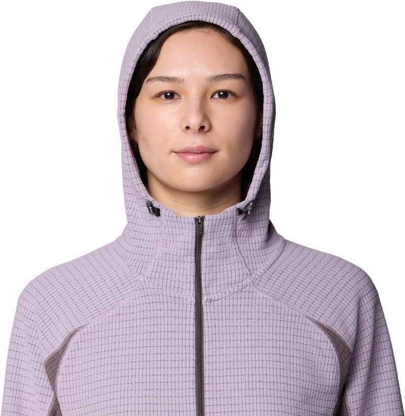 Summit Grid Half Zip Hoody - Womens - atmospheric / purple sage 1
