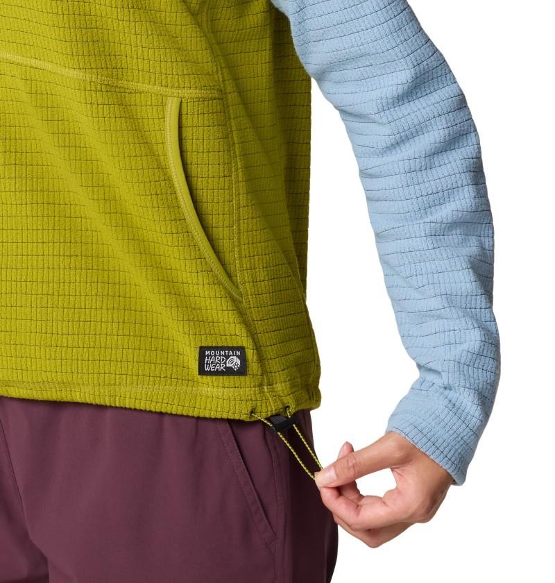 Summit Grid Half Zip Hoody - Womens - python green / element 1