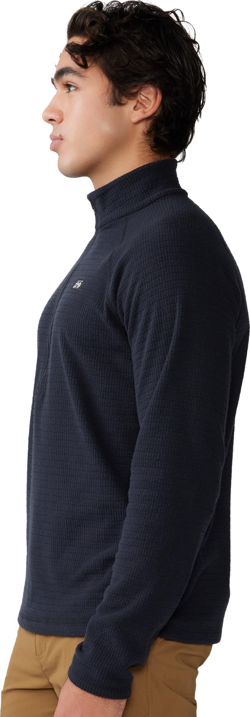 Summit Grid Half Zip - Mens - Black 2