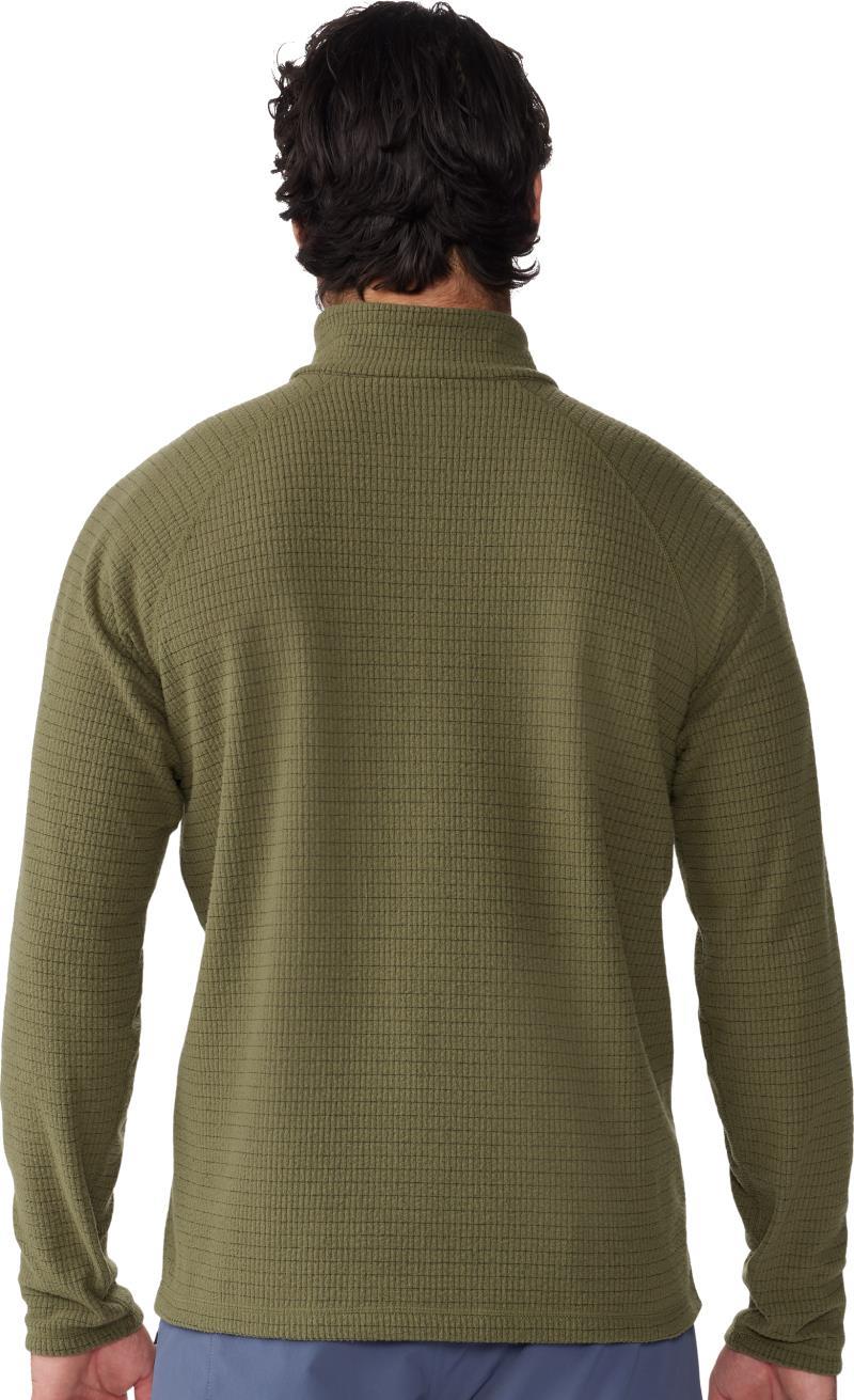 Summit Grid Half Zip - Mens - Combat Green 3