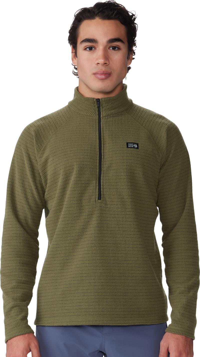 Summit Grid Half Zip - Mens - Combat Green 1
