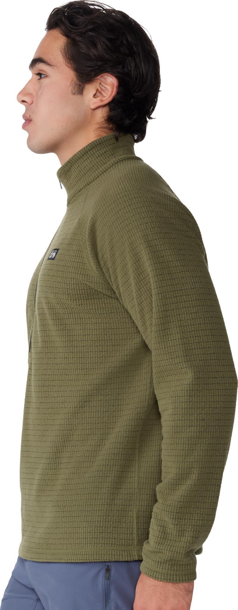 Summit Grid Half Zip - Mens - Combat Green 2