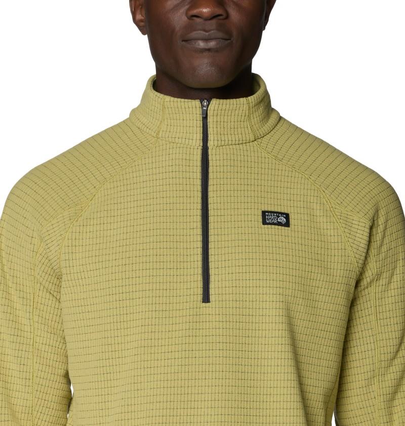 Summit Grid Half Zip - Mens - forest moss 1