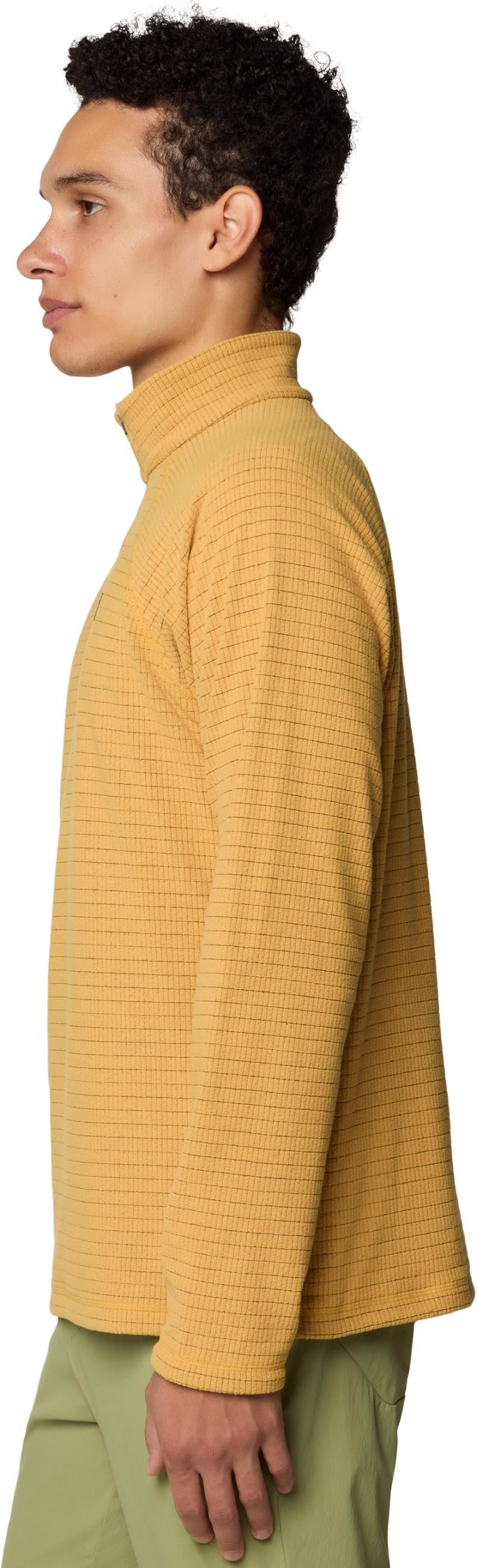 Summit Grid Half Zip - Mens - sundown gold 1