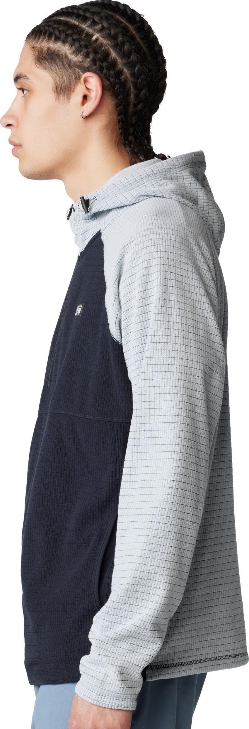 Summit Grid Hoody - Mens - Black / Glacial 2