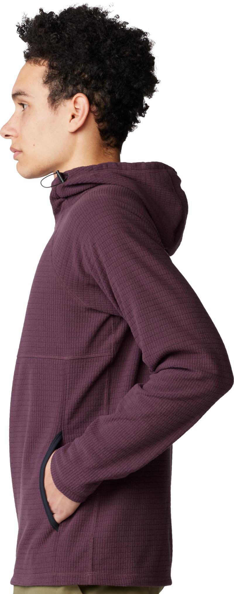 Summit Grid Hoody - Mens - Blackberry 2