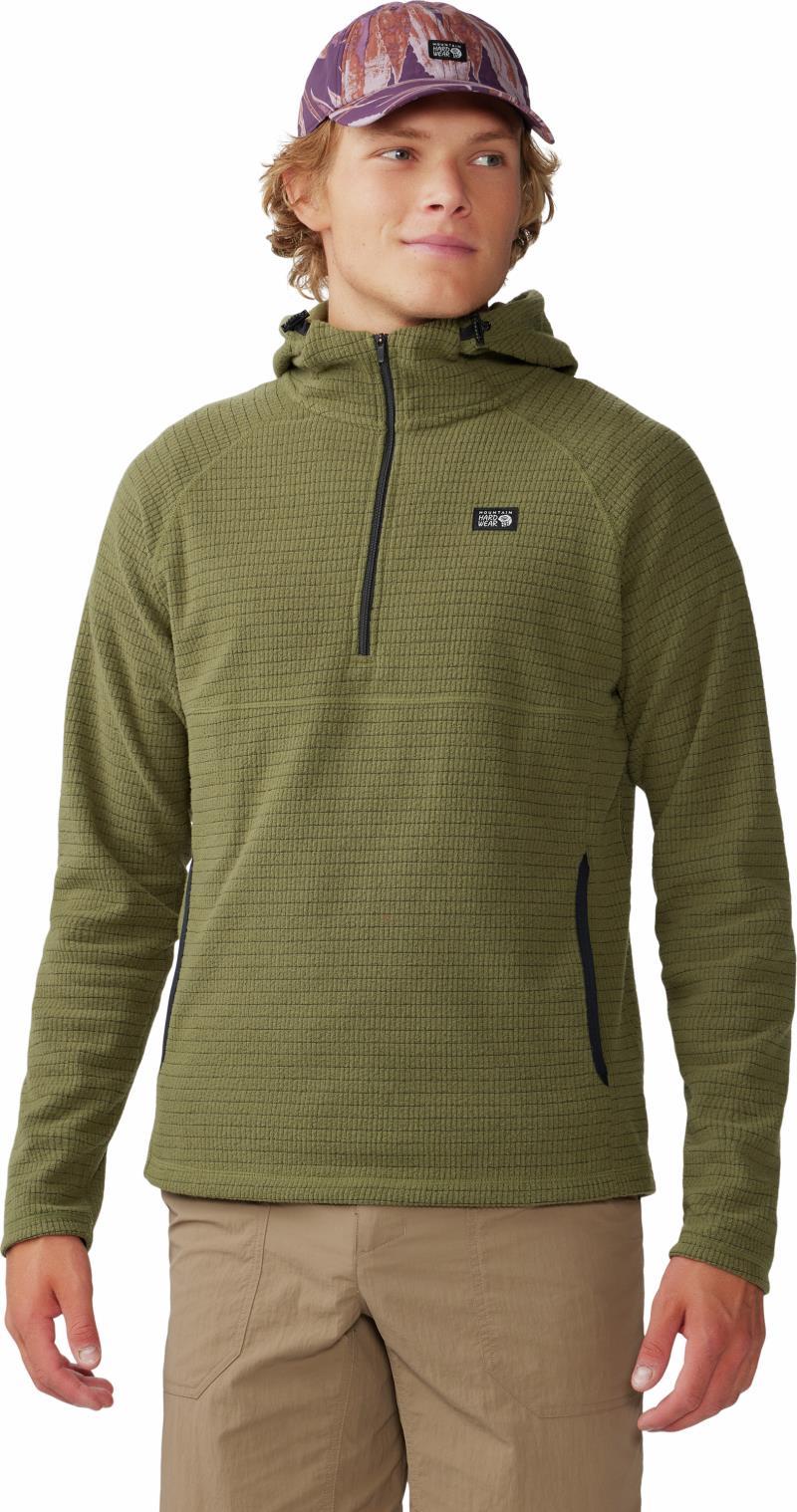 Summit Grid Hoody - Mens - Combat Green 1