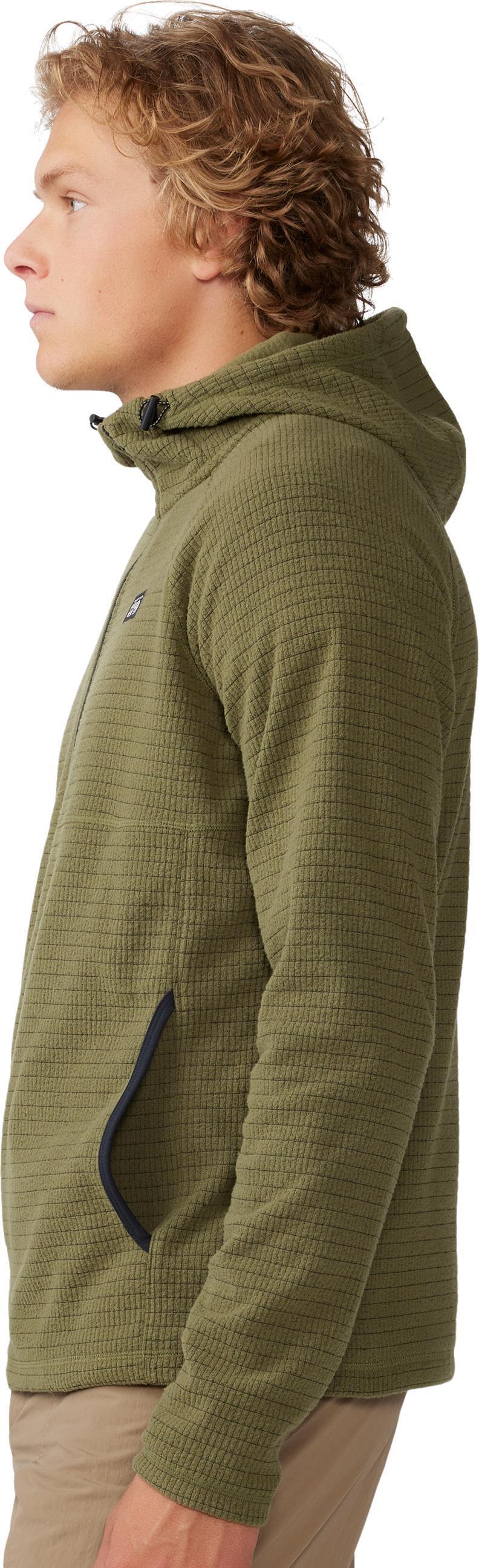 Summit Grid Hoody - Mens - Combat Green 2