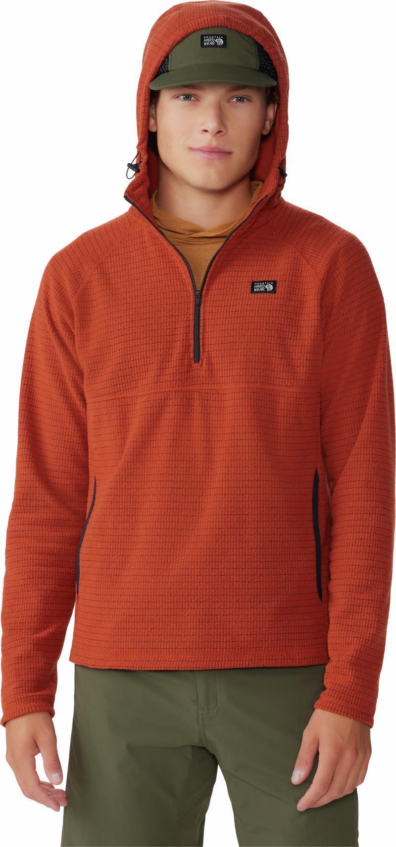 Summit Grid Hoody - Mens - Dark Copper 1