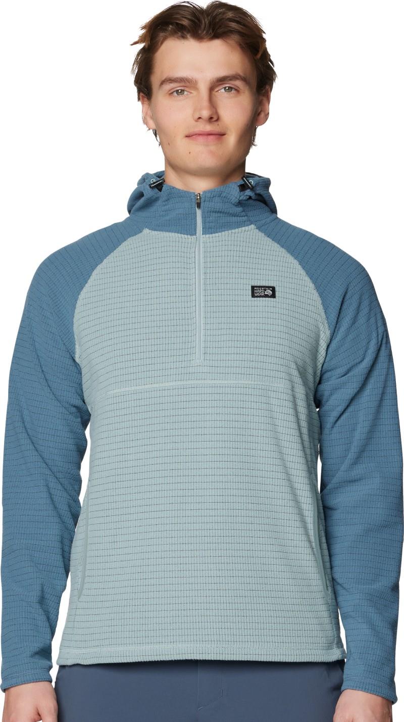 Summit Grid Hoody - Mens - ice shadow / adriatic blue 1