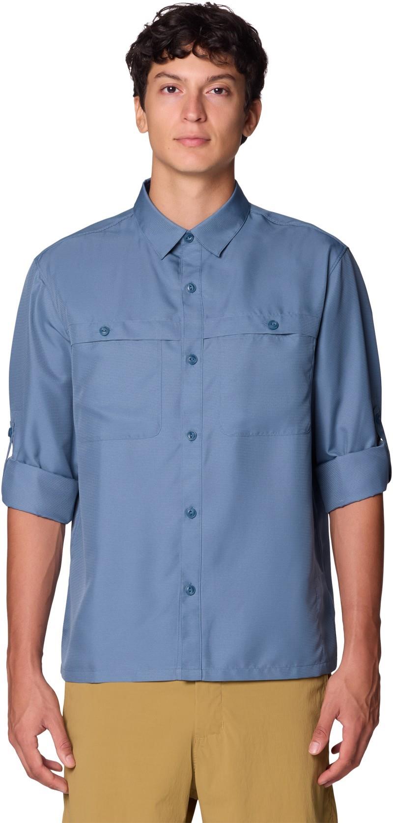 Sun Drift Cooling LS Shirt - Mens - adriatic blue 1