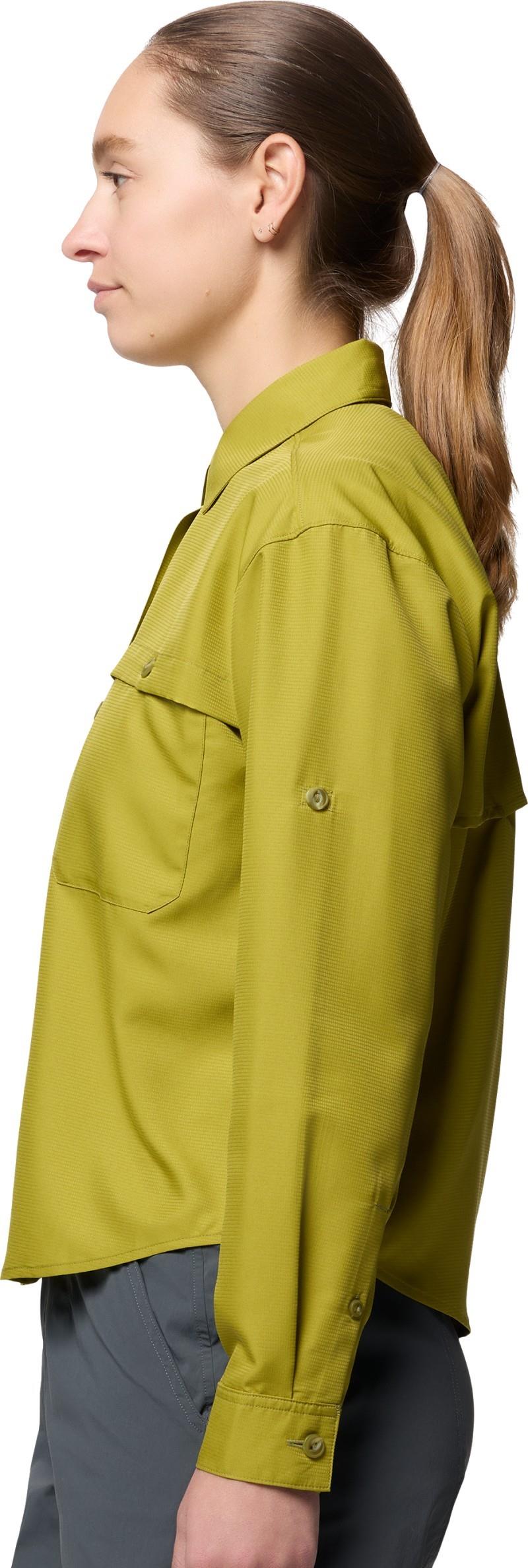 Sun Drift Cooling LS Shirt - Womens - bright fatigue 1