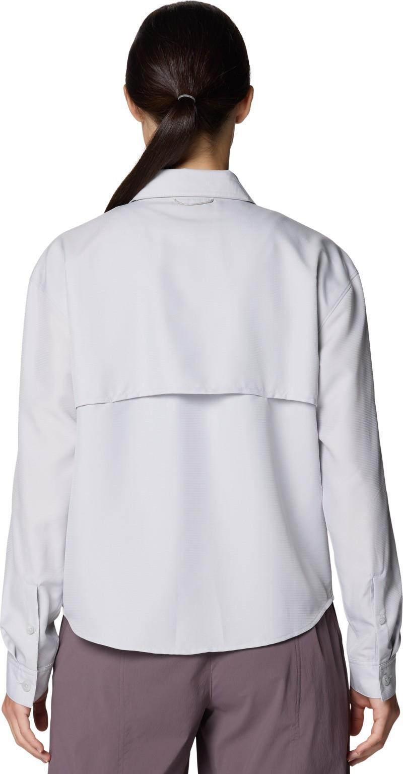 Sun Drift Cooling LS Shirt - Womens - grey ice 1