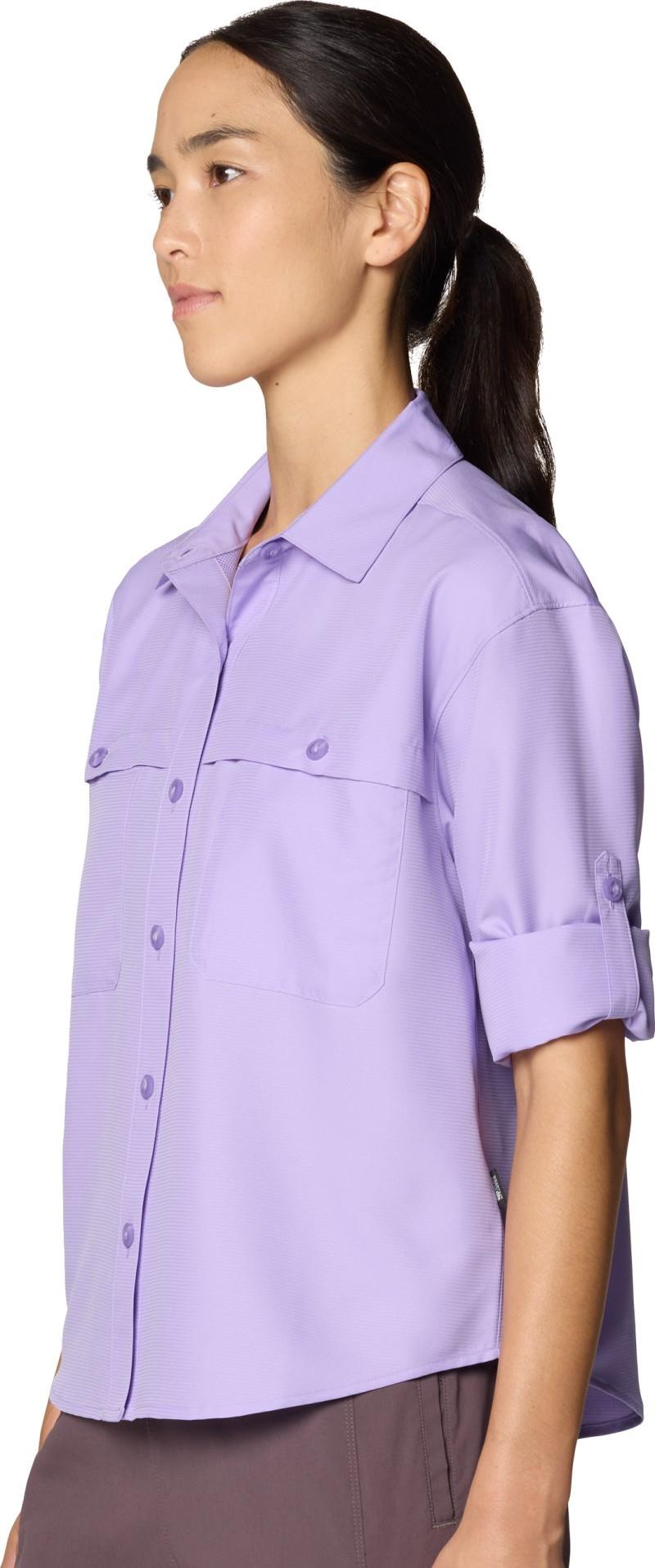 Sun Drift Cooling LS Shirt - Womens - harbor violet 1