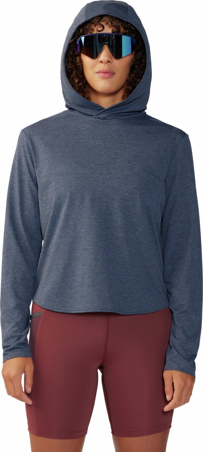 Sunblocker LS Hoody - Womens - Blue Slate Heather 1