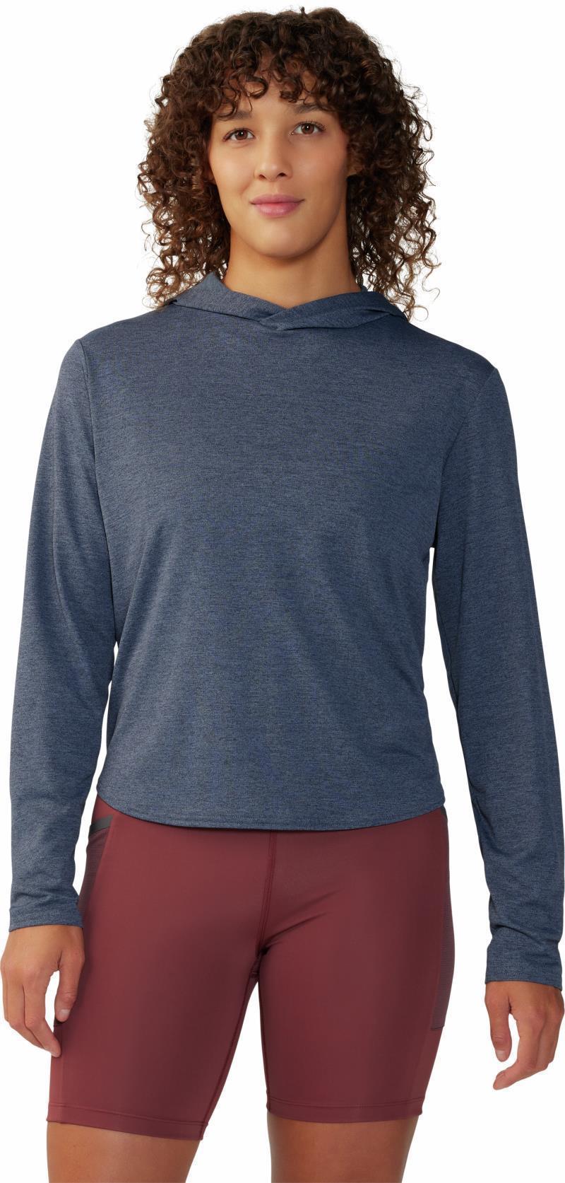 Sunblocker LS Hoody - Womens - Blue Slate Heather 4