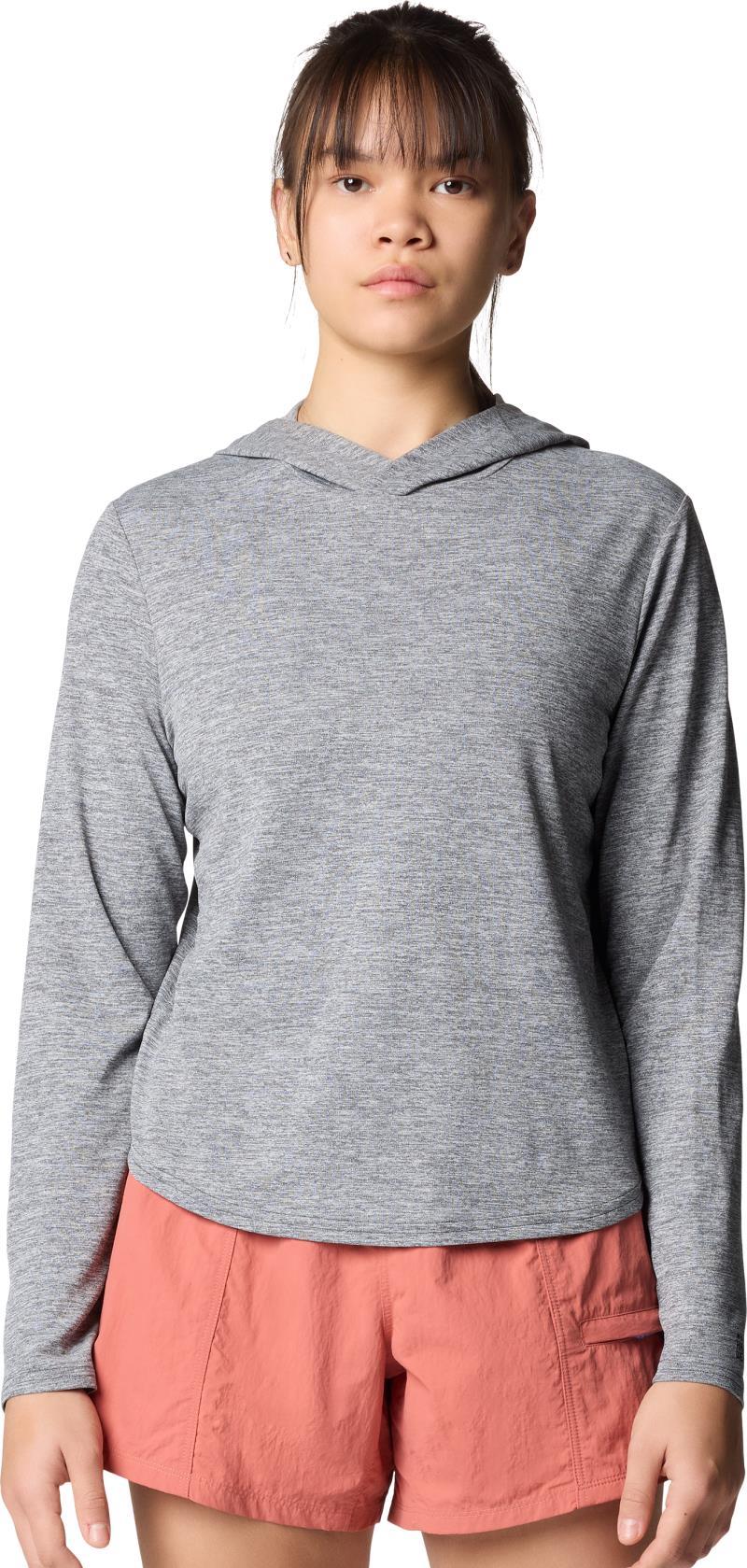 Sunblocker LS Hoody - Womens - grey ice heather 1