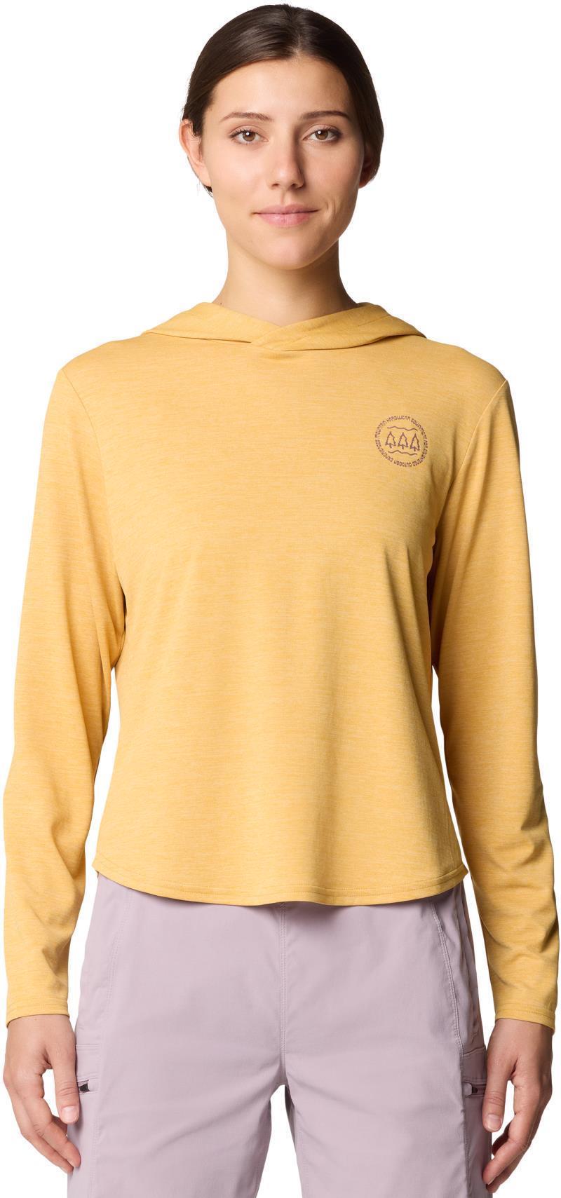 Sunblocker LS Hoody - Womens - sundown gold heather 1