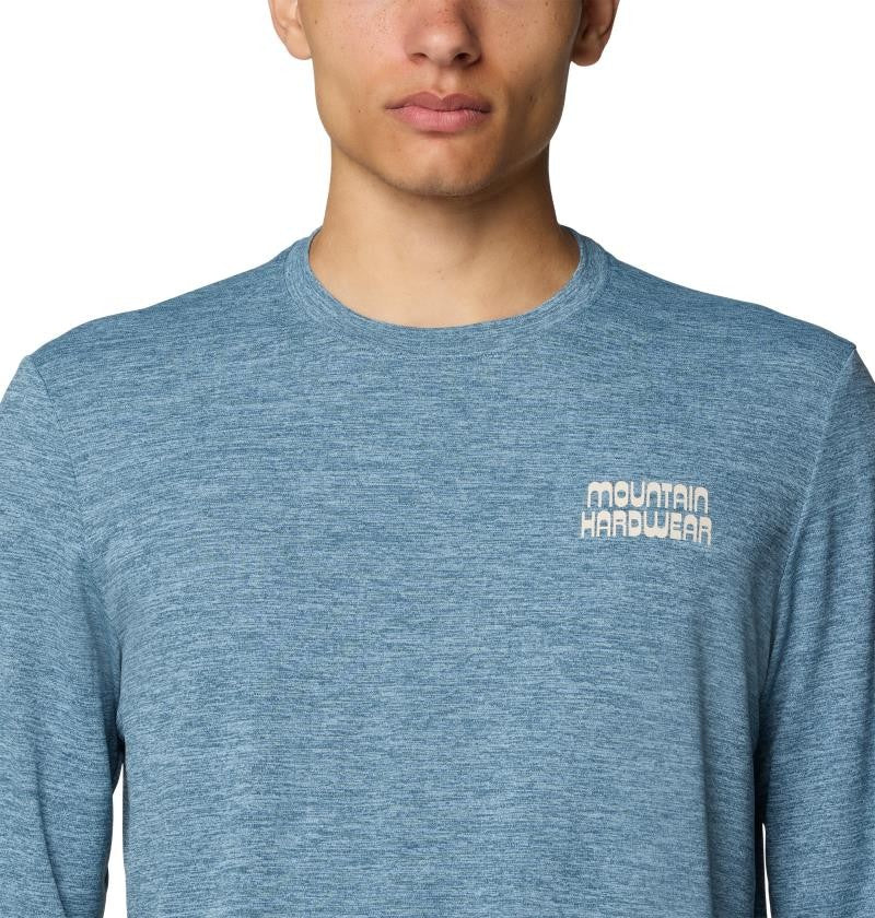 Sunblocker LS - Mens - adriatic blue heather 1