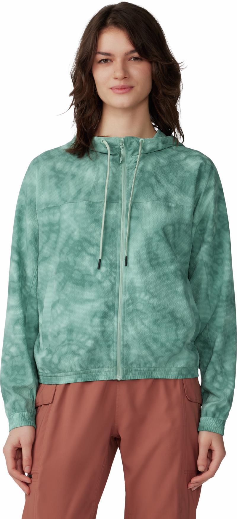 Sunshadow Full Zip - Womens - Mineral Spring Spore Dye Print 1