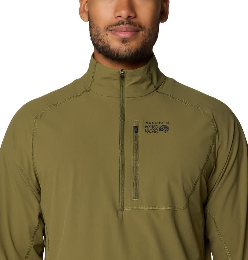 Sunshield Half Zip - Mens - combat green 1