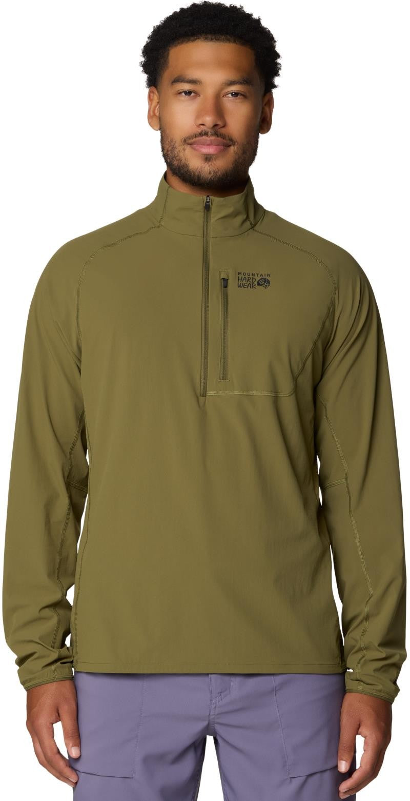 Sunshield Half Zip - Mens - combat green 1
