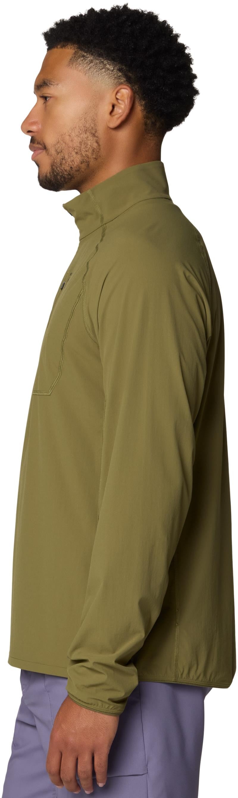 Sunshield Half Zip - Mens - combat green 1