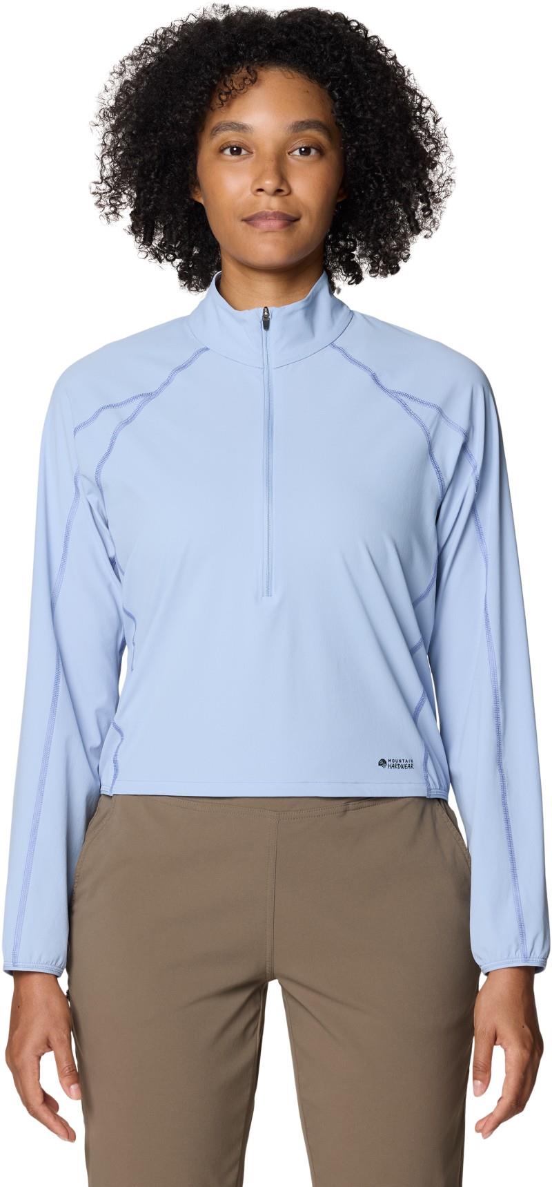 Sunshield Half Zip - Womens - beach breeze 1