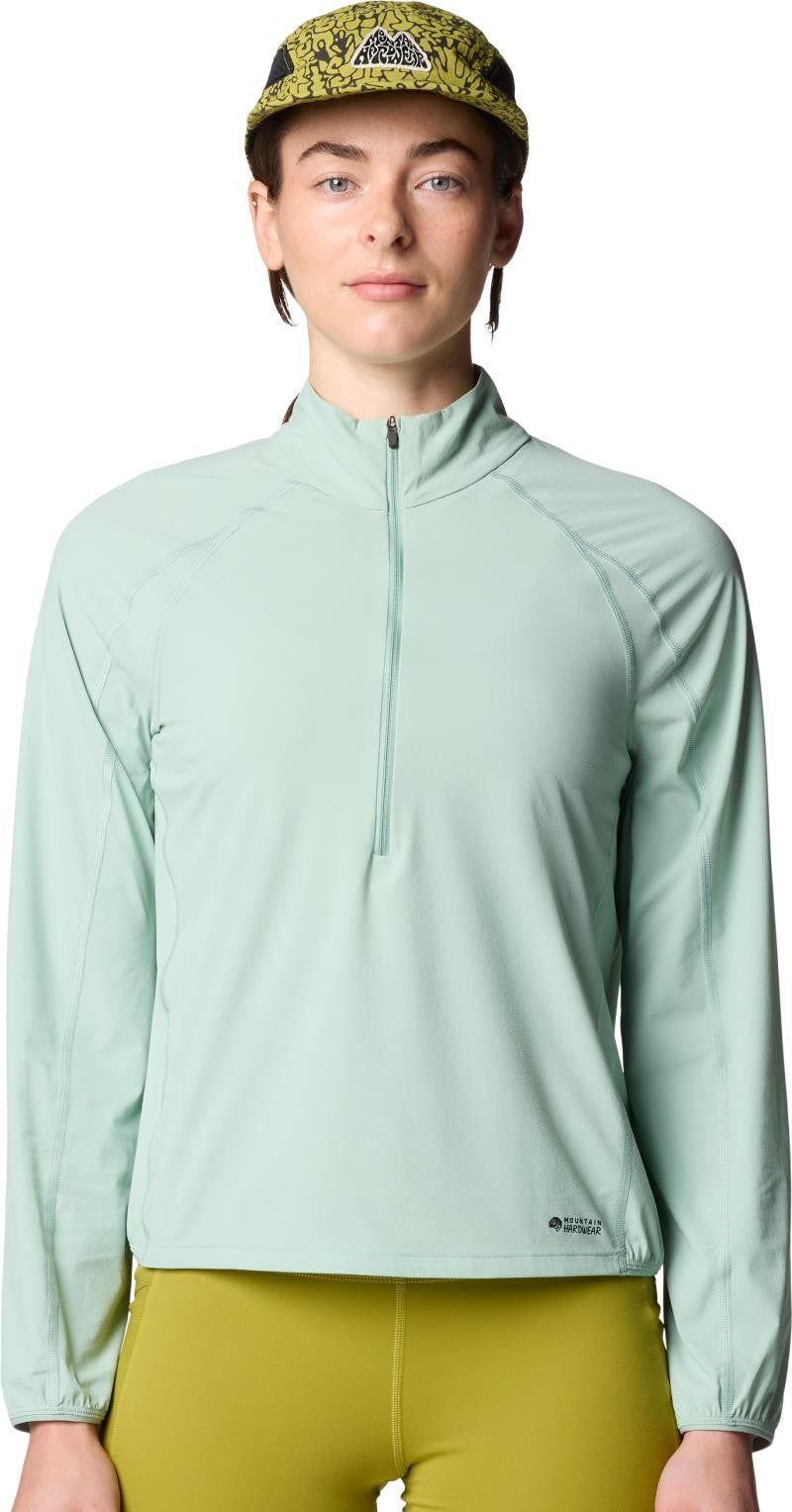 Sunshield Half Zip - Womens - mineral spring 1