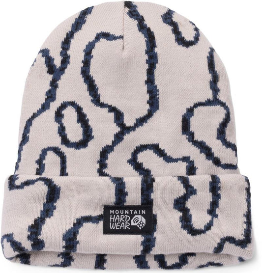 Town Square Jacquard Beanie - oyster shell 1