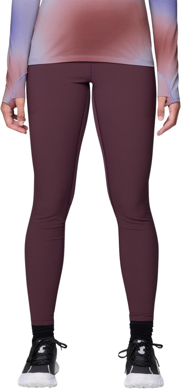 TrailTracker Hybrid Tights, Reg - Womens - blackberry 1