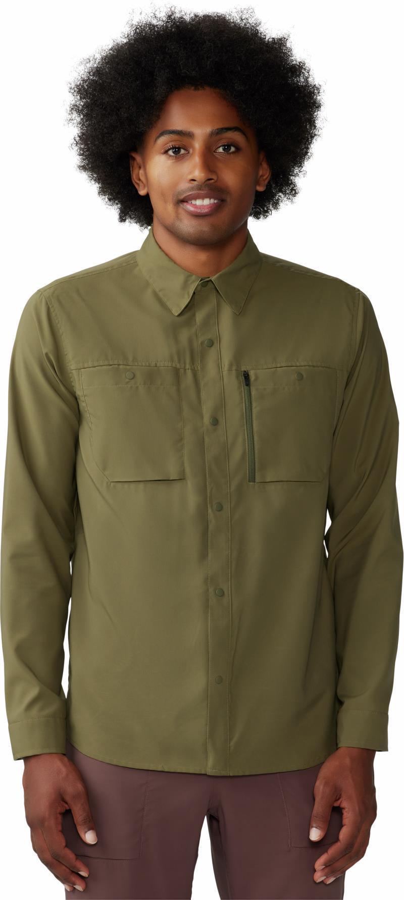 Trail Sender LS - Mens - Combat Green 1