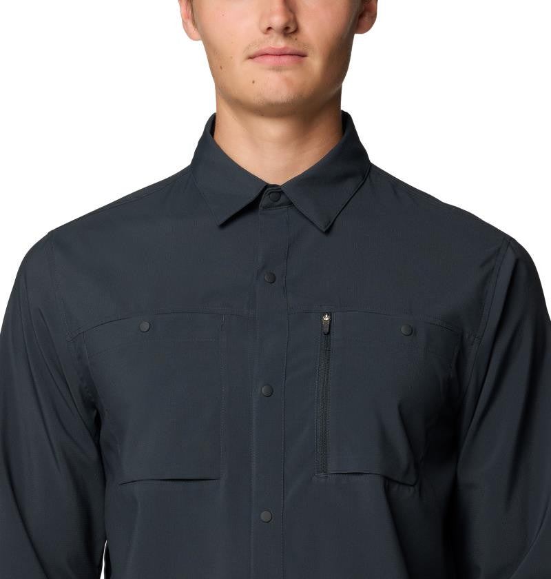 Trail Sender LS - Mens - dark storm 1